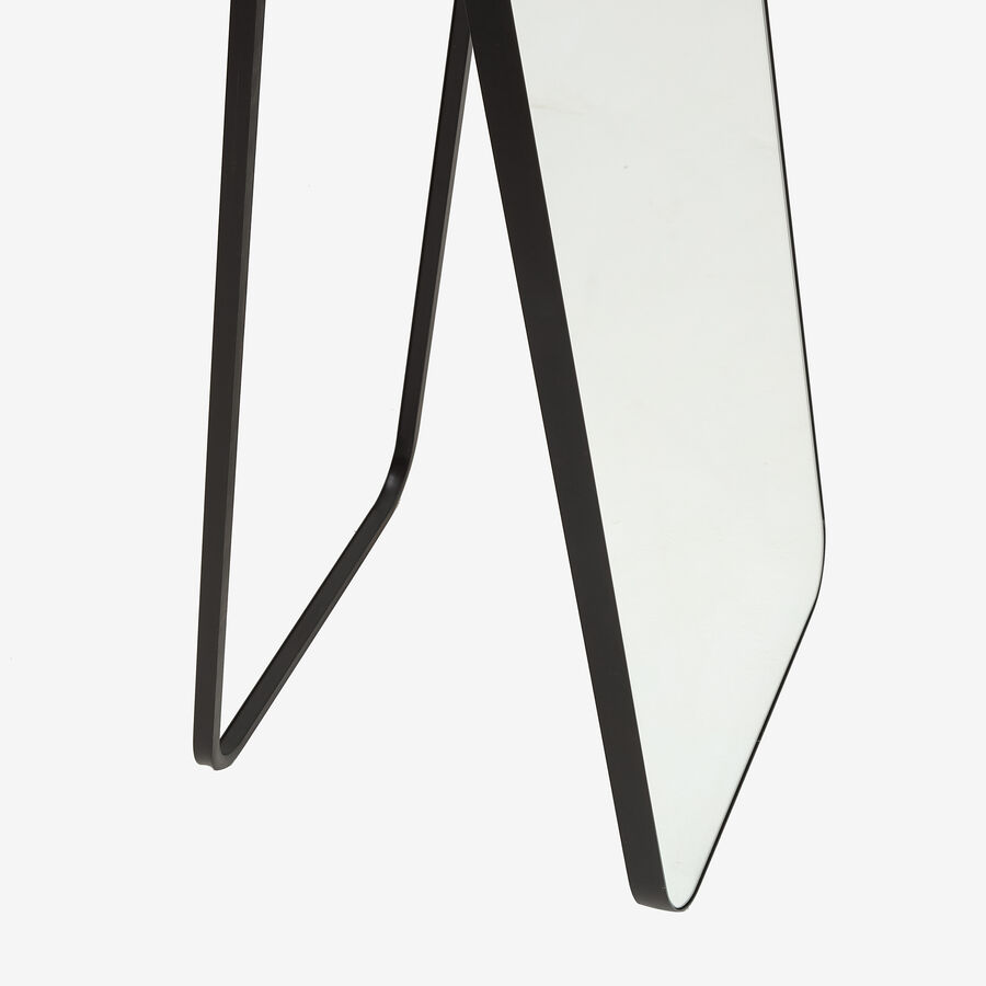 Espejo de pie negro Flame 40x160cm
