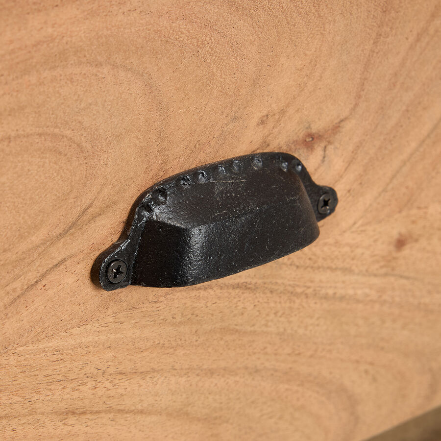 Consola de madera de acacia Bolt 170x40x75cm Clau&Chloe