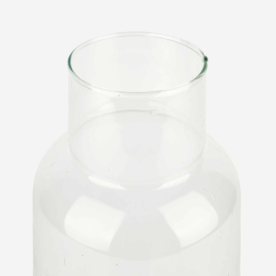 Florero de cristal reciclado de 14x26cm