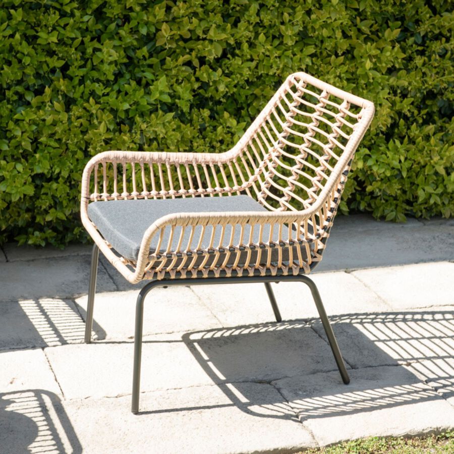 Set de jardín de 4 piezas de ratán sintético Hawai