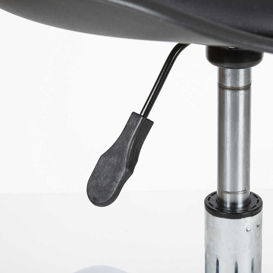 Silla de oficina negra Tulip 48x55x82cm