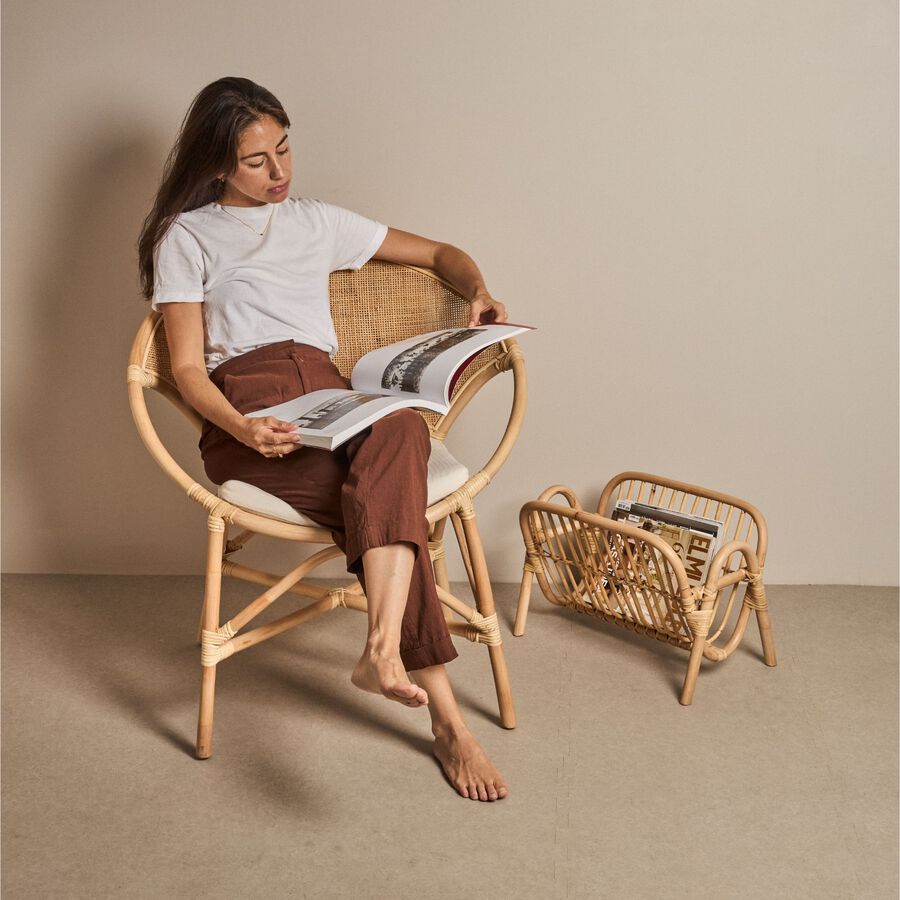 Revistero de rat&aacute;n 29x49x33cm