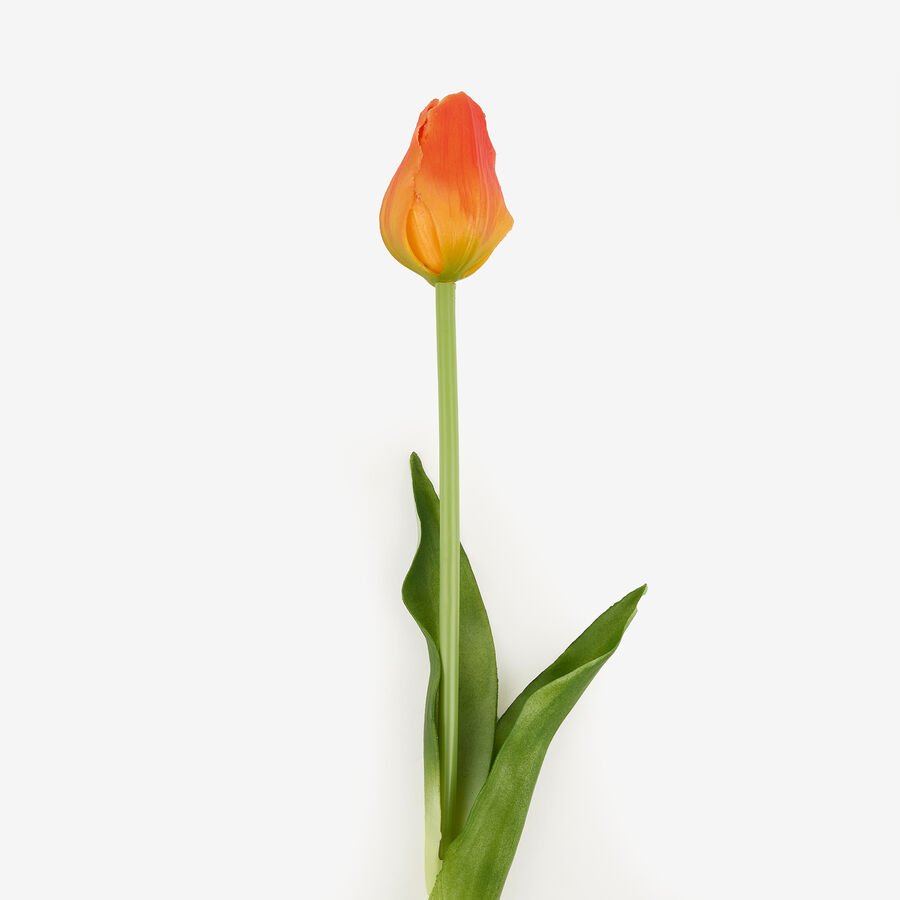 Flor artificial tulipán naranja 48cm