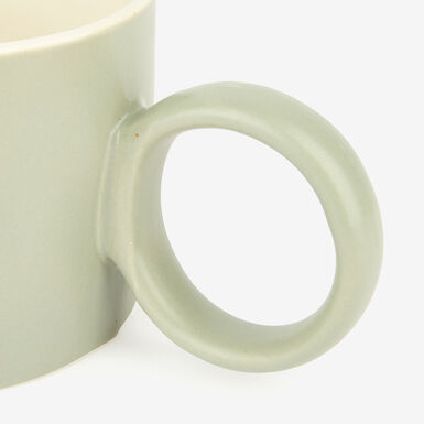 Mug de cerámica verde Grade 42cl Clau&Chloe