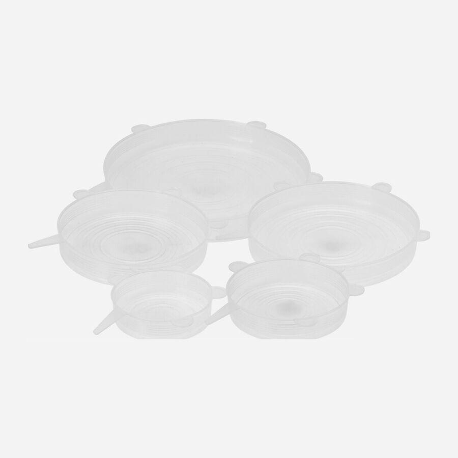 Set de 5 tapas de silicona 9/11/14/16/20cm
