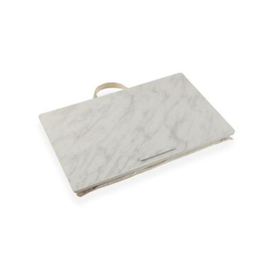 Soporte para portátil con cojín efecto mármol 48x30cm