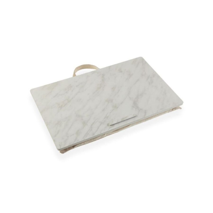 Soporte para portátil con cojín efecto mármol 48x30cm