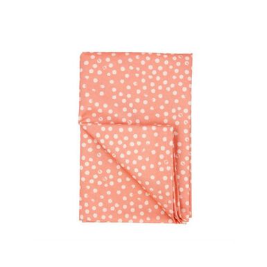 Mantel de topos de algodón rosa Polka 145x200cm