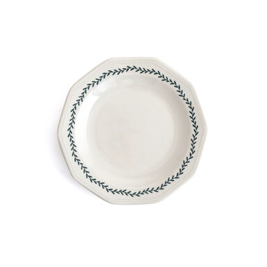 Plato de postre blanco de porcelana Evergreen &Oslash;20cm