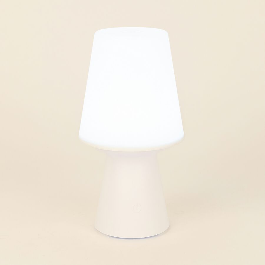 L&aacute;mpara de mesa inal&aacute;mbrica LED para exterior Brisa &Oslash;12,5x23cm