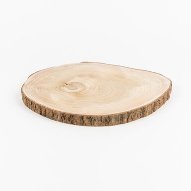 Centro de mesa corteza de madera Ø30cm