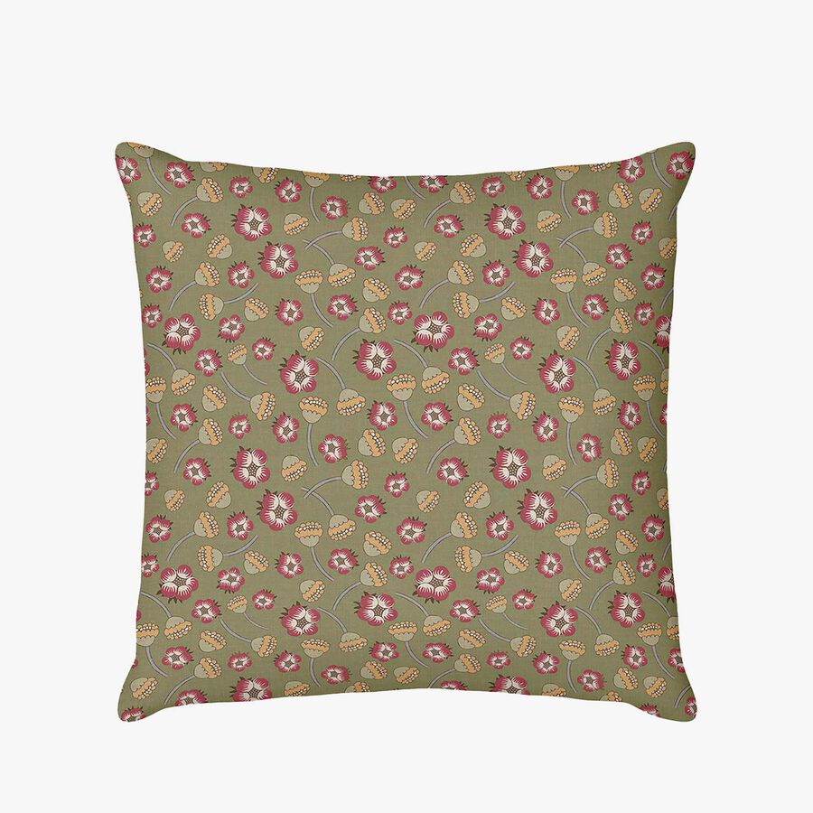 Funda de coj&iacute;n de lino petal Botanicals 45x45cm Clau&Chloe