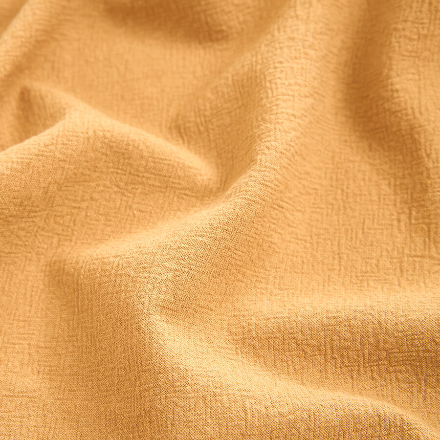 Mantel de algodón con flecos mostaza 140x250cm