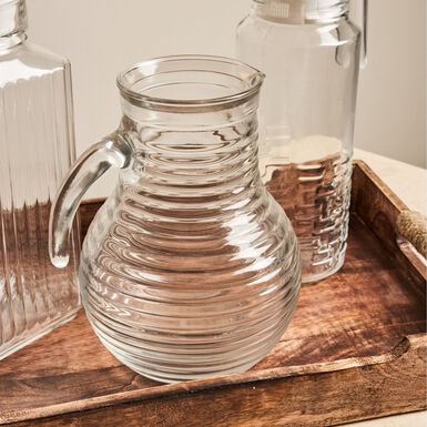 Jarra de agua de cristal Relieve 2L