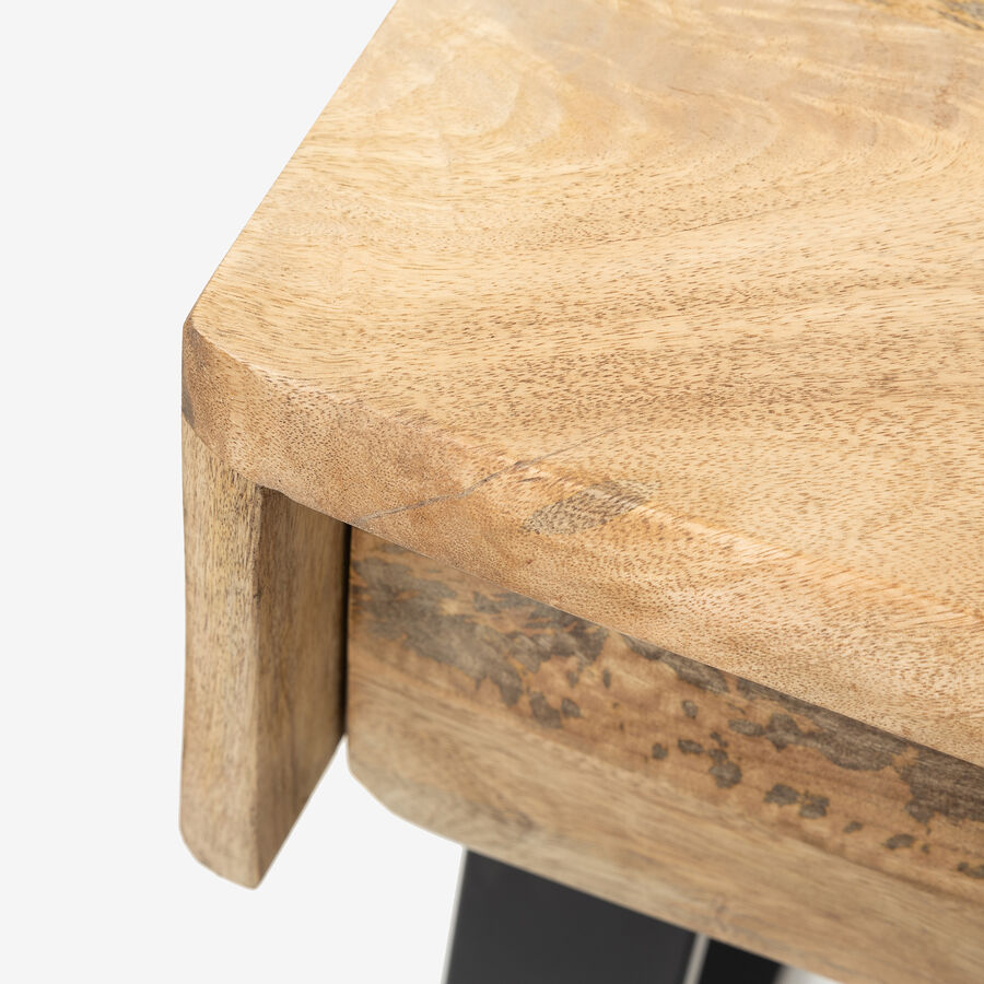 Escritorio de madera de acacia Jaipur 120x60x80cm