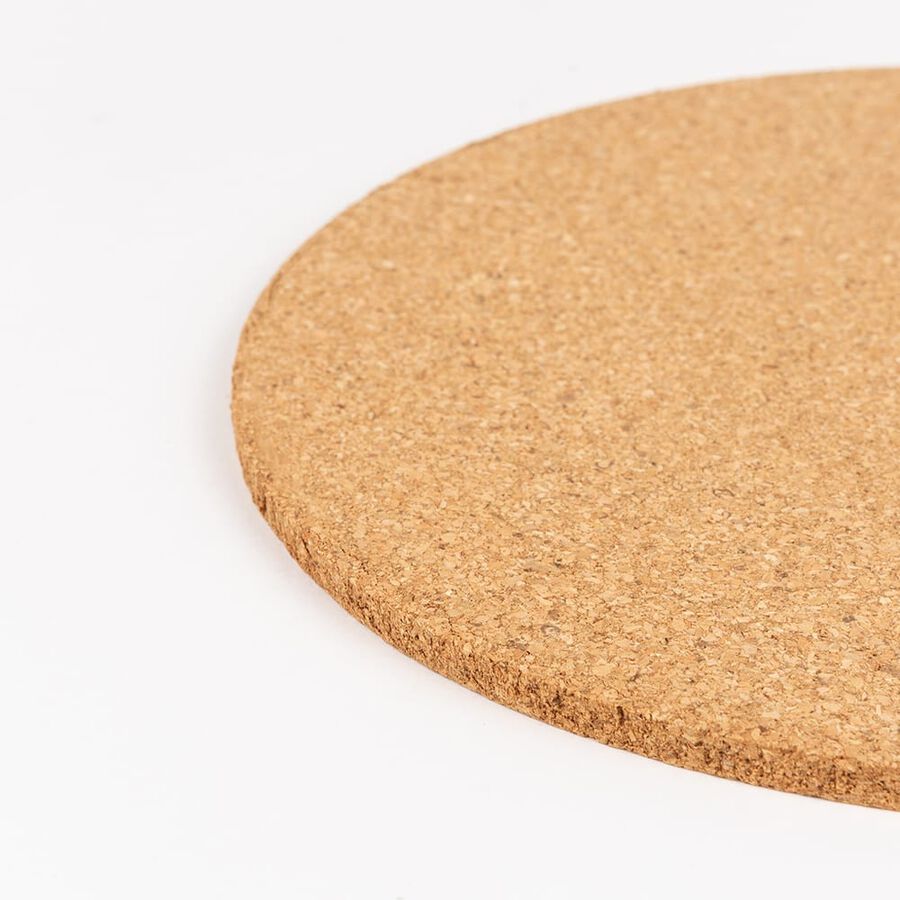 Set de 3 salvamanteles de corcho 19cm