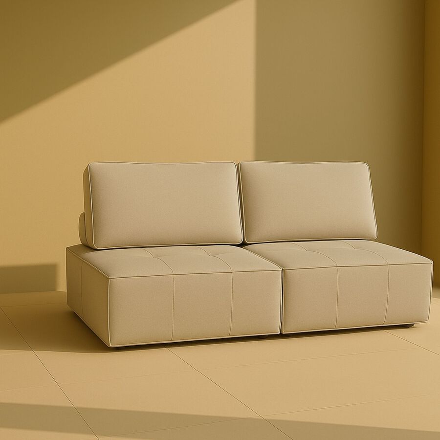 Sofá modular/butaca de algodón Hugo 100x110x82cm