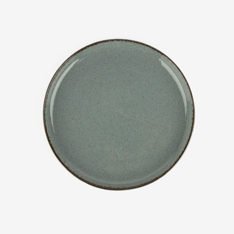 Plato de postre de porcelana azul Olite &Oslash;19cm