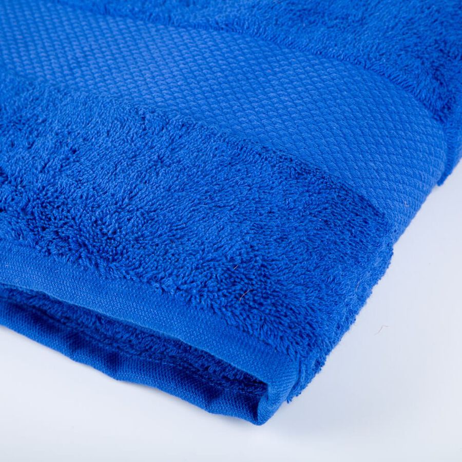Toalla de algodón classic azul 100x150cm
