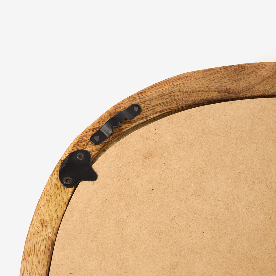 Espejo de pared de madera Abel 60cm