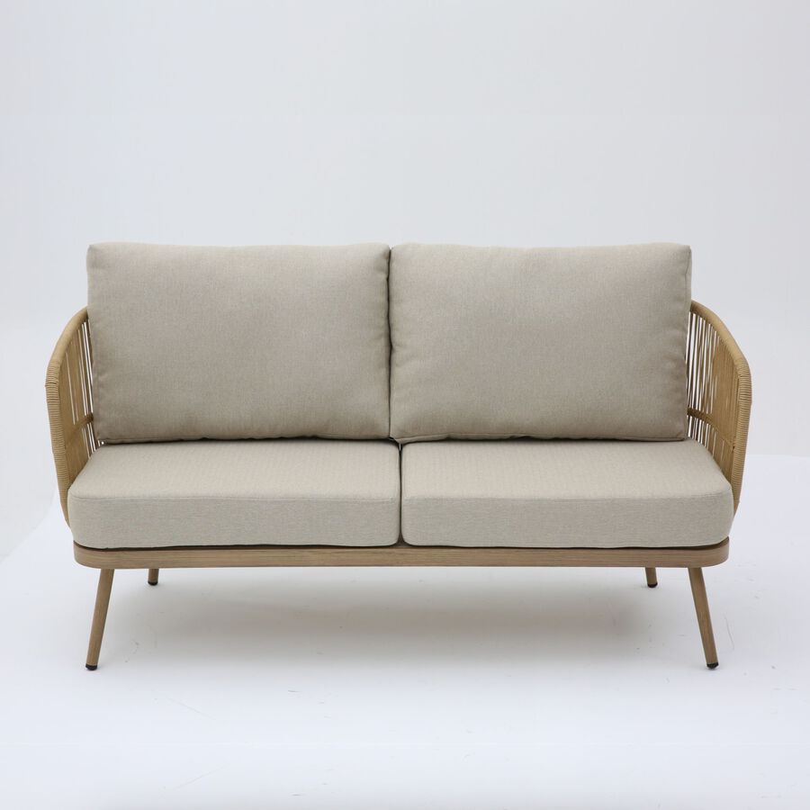 Set de jard&iacute;n de 4 piezas de rat&aacute;n sint&eacute;tico Kauai