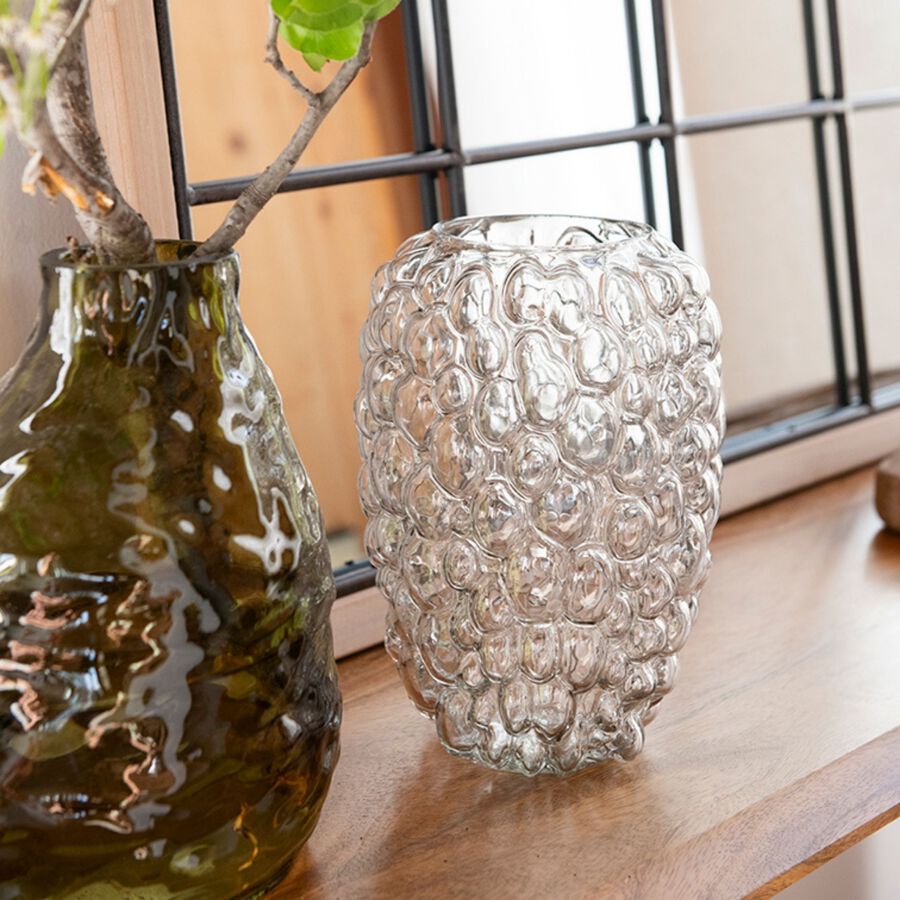 Jarrón de cristal Doria Ø17x24cm