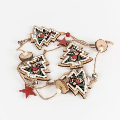 Guirnalda árbol Navidad 90cm