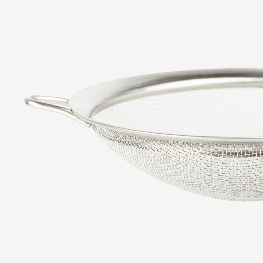 Colador de acero con mango 16cm