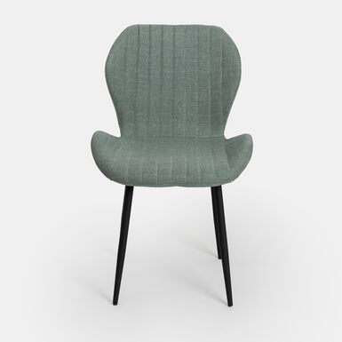 Silla de comedor verde Lydia 54x50x86cm Clau&Chloe