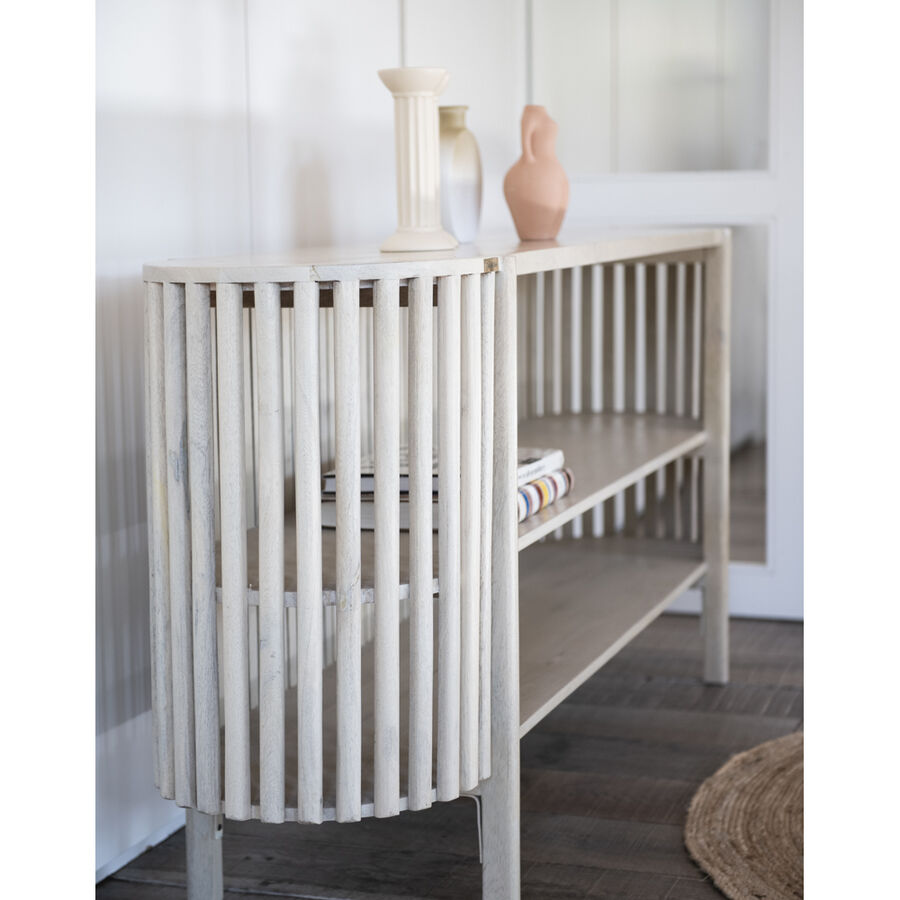 Aparador de madera de mango Paris 180x40x80cm Clau&Chloe