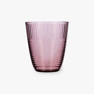 Vaso de vidrio rosa Rosa Velor 31cl