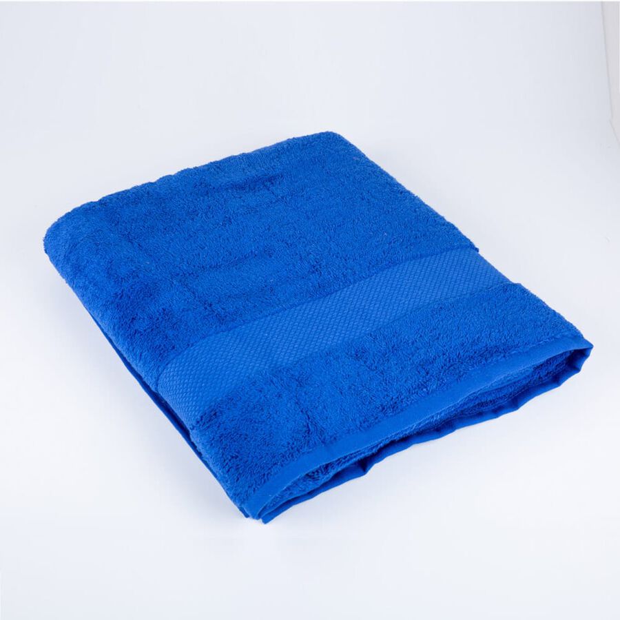 Toalla de algodón classic azul 100x150cm