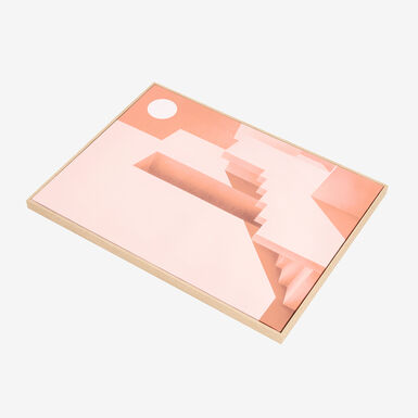 Cuadro con marco y cristal Ladder 45x60cm