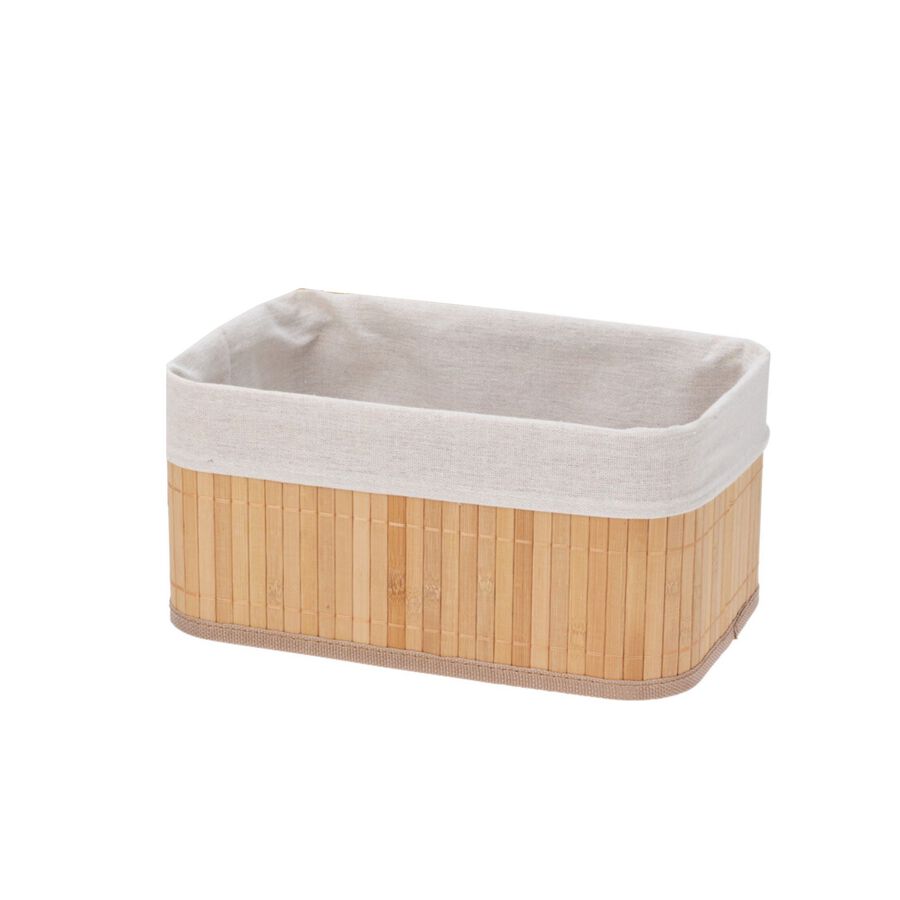 Cesta forrada de bamb&uacute; Mati 29x19x14cm