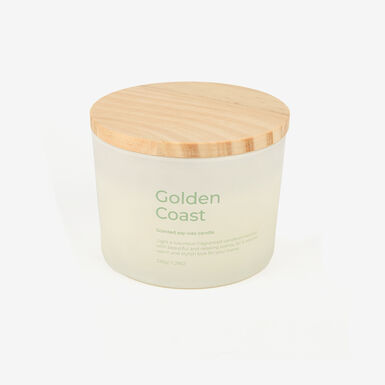 Vela arom&aacute;tica Golden Coast 290g &Oslash;11x9cm