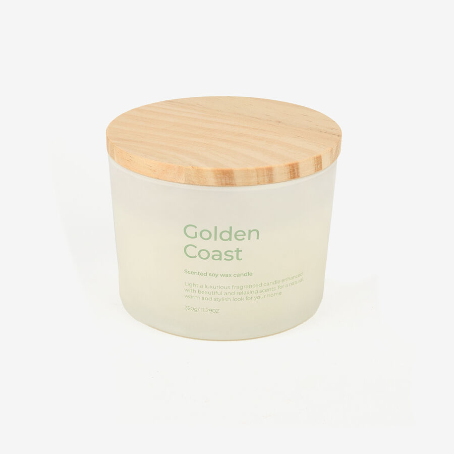 Vela arom&aacute;tica Golden Coast 290g &Oslash;11x9cm