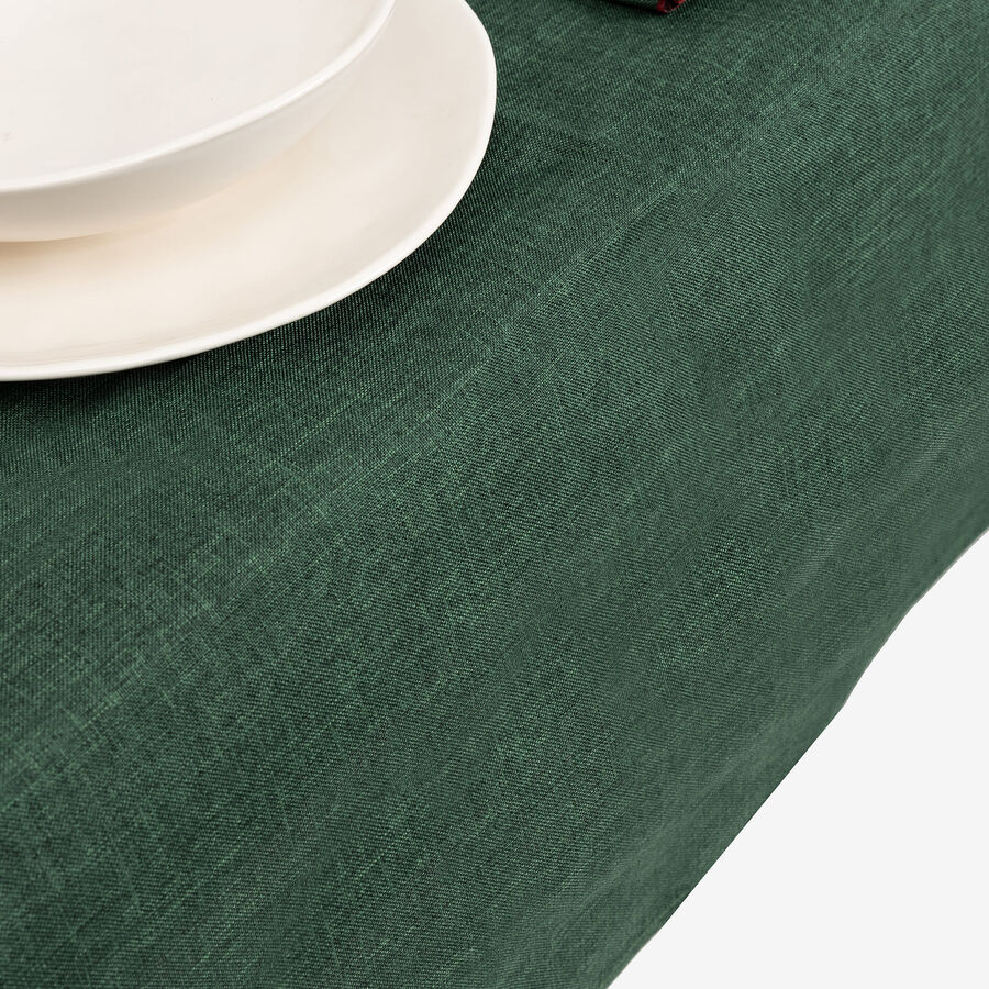 Mantel verde Muñecos de nieve 150x250cm