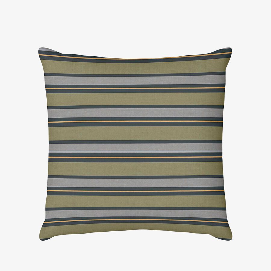 Funda de coj&iacute;n de lino moss Botanicals 45x45cm Clau&Chloe