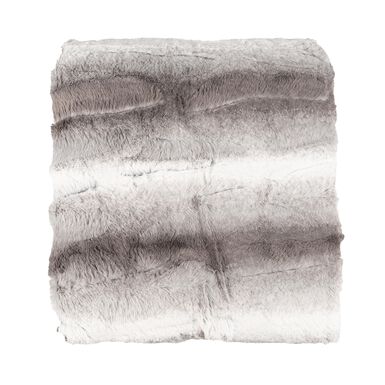 Manta de pelo gris Alp 130x150cm