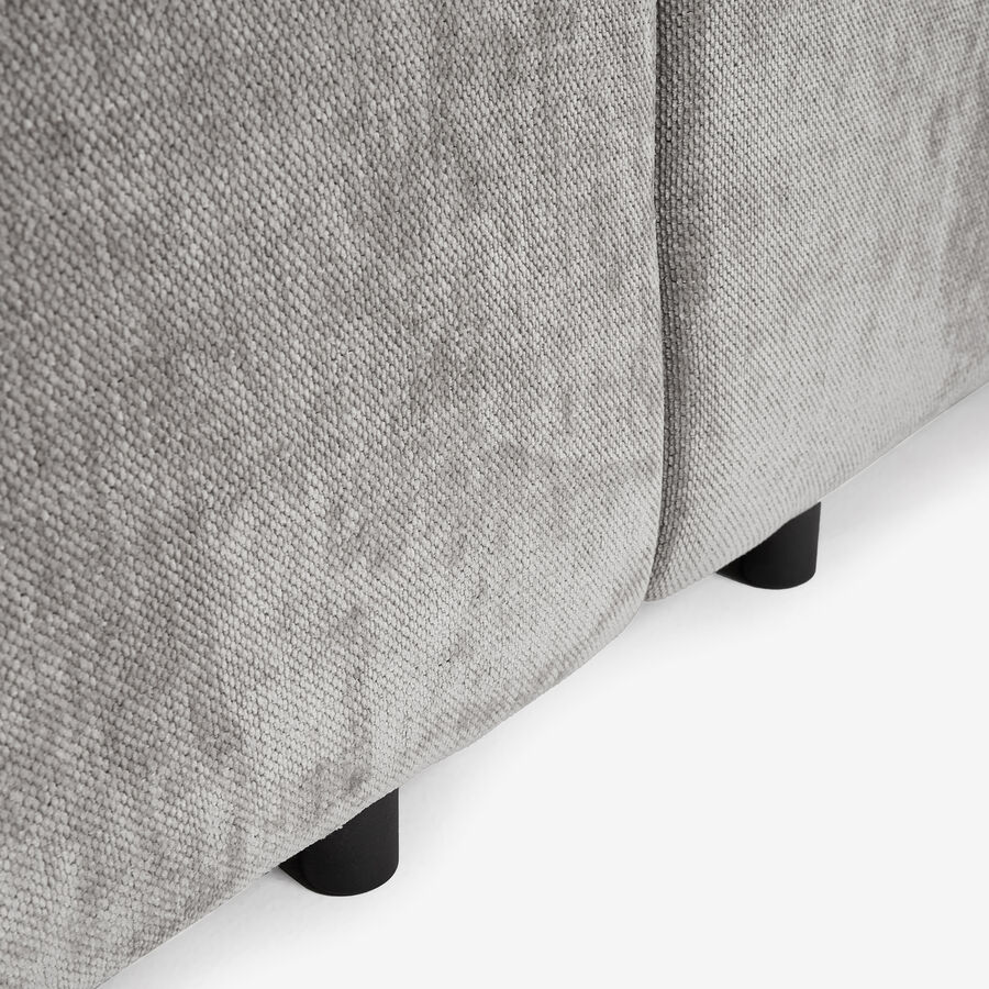 Sofá cama de 3 plazas gris Duman 229x113x86cm