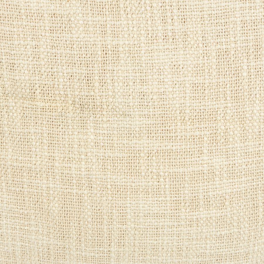 Funda de coj&iacute;n beige algod&oacute;n con flecos 60x60cm