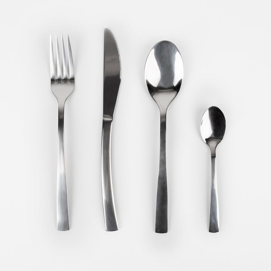 Cubertería de 24 piezas de acero inoxidable Olympe