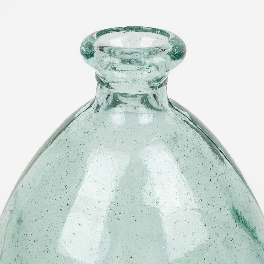 Jarrón de vidrio reciclado Mijas 30cm