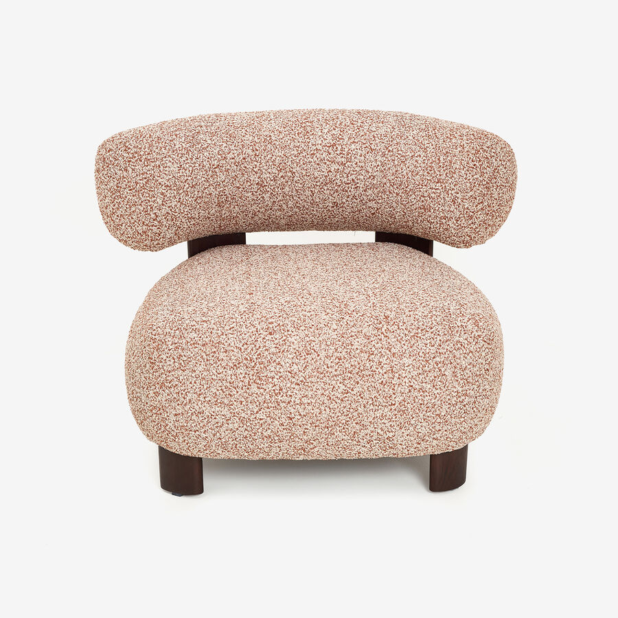 Butaca rosa Ástrid 97x92x67cm Clau&Chloe