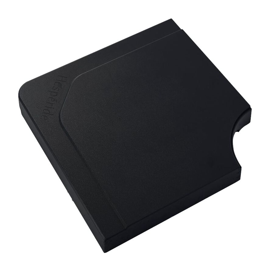 Pie de parasol lateral de hormig&oacute;n negro 15kg