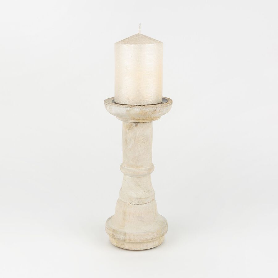 Candelabro de madera 20cm