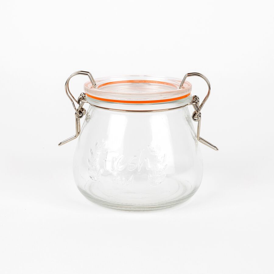 Bote herm&eacute;tico de cristal 400ml