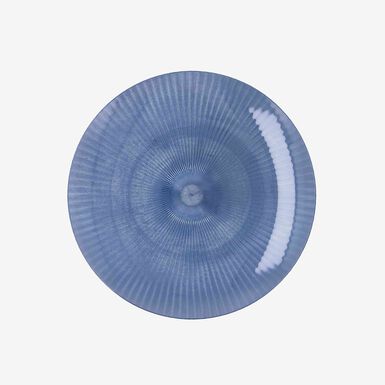 Plato de pl&aacute;stico azul Solara &Oslash;19cm
