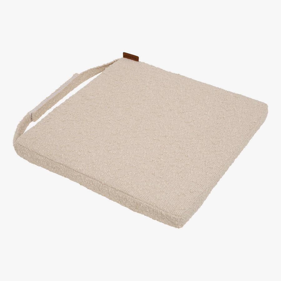 Cojin para silla de jard&iacute;n con velcro beige Soreya 40x40cm