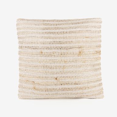 Cojín de algodón con rayas 45x45cm